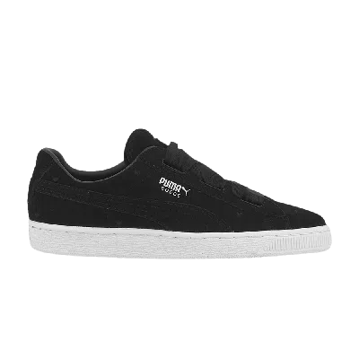 Pre-owned Puma Suede Heart Jr 'valentine - Black'