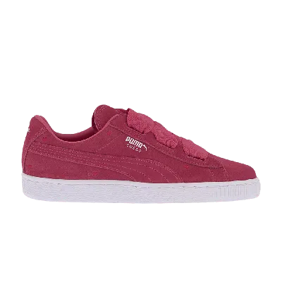 Pre-owned Puma Suede Heart Jr 'valentine - Paradise Pink'