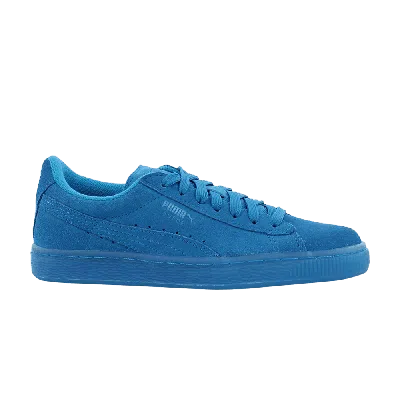 Pre-owned Puma Suede Iced Fluo Jr 'atomic Blue'