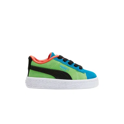 Pre-owned Puma Suede Infant 'water Fight' | Green | Infant Size 4