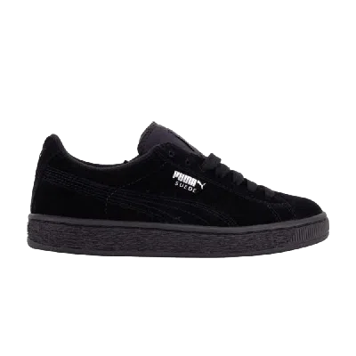 Pre-owned Puma Suede Jr 'classic Black'