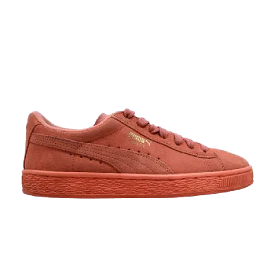 Pre-owned Puma Suede Jr 'dessert Flower' In Black