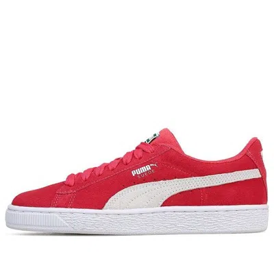 Puma Suede Jr Red/white In Multi