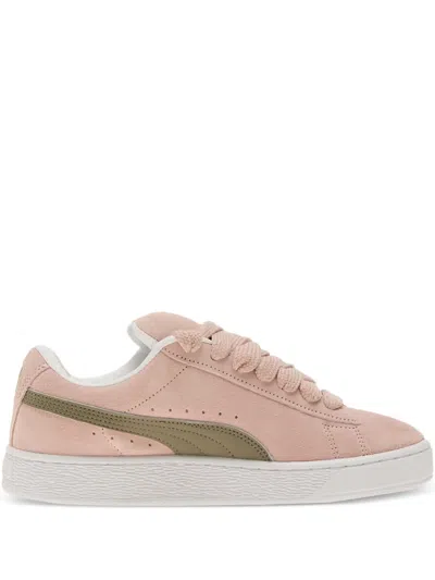 Puma Suede Lace-up Sneakers In Pink