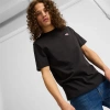 Puma Mens Crewneck Logo T-shirt In Black