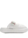 Puma Suede Mayu Mules In White