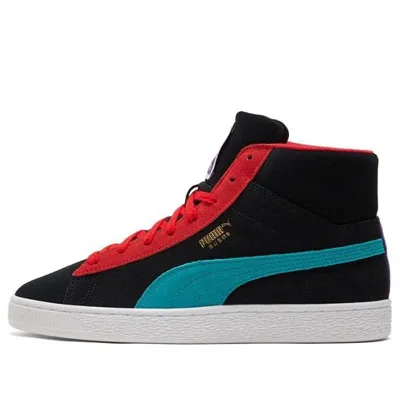 Puma Suede Mid 21 'black Viridian Green Red'