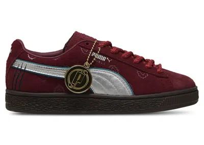 Pre-owned Puma Suede One Piece Redhaired Shanks Sneakers In Team Regal Red/silver
