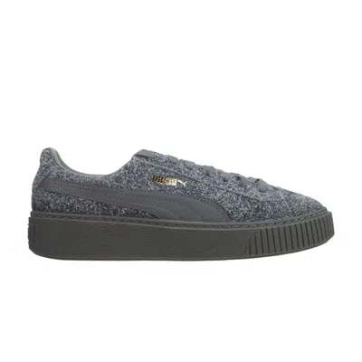 Pre-owned Puma Suede Platform 'elemental - Steel Grey' | Men's Size 5