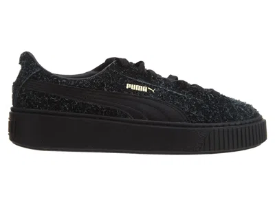 Pre-owned Puma Suede Platform Elementalsneakers In  Black