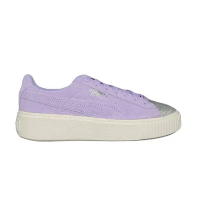 Pre-owned Puma Suede Platform Jr 'pink Gold' | Kid's Size 7