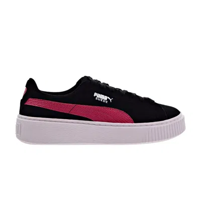 Pre-owned Puma Suede Platform Jr 'snake - Black Love Potion' | Kid's Size 5.5