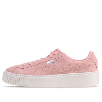 Puma Suede Platform Super Jewel (big Kid) Pink