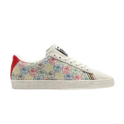 Pre-owned Puma Suede 'pwr Thru Peace Europe' In White