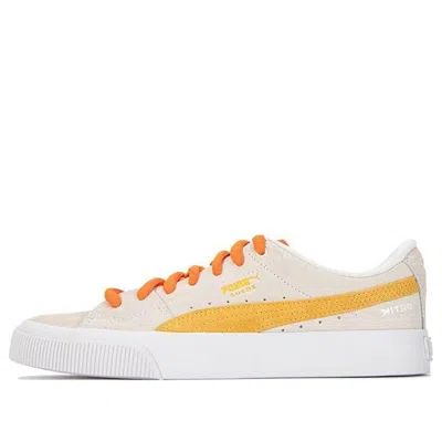 Puma Suede Skate Nitro 'yellow' In White