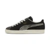 Puma Suede Split Sneakers In Black-smokey Gray-frosted Ivory
