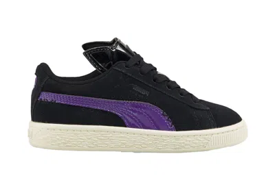 Pre-owned Puma Suede The Batman Catwoman Sneakers In Black/purple In Multi