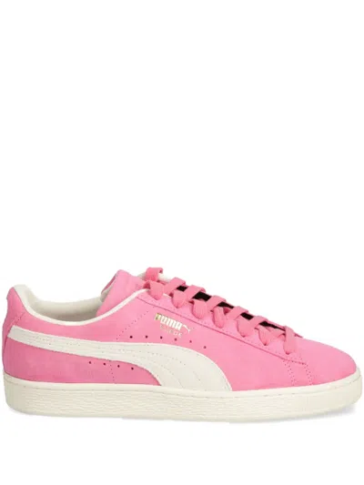 Puma Suede Trainers In Pink