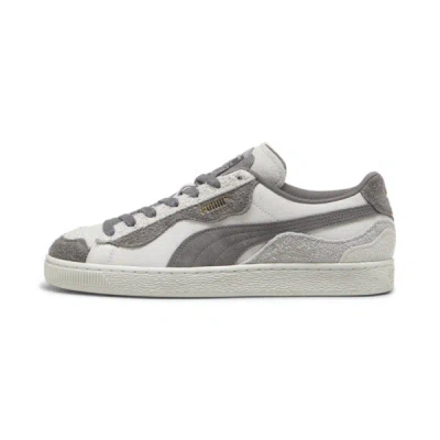 Puma Suede Trippy Sneakers In Feather Gray-cool Dark Gray-feather Gray