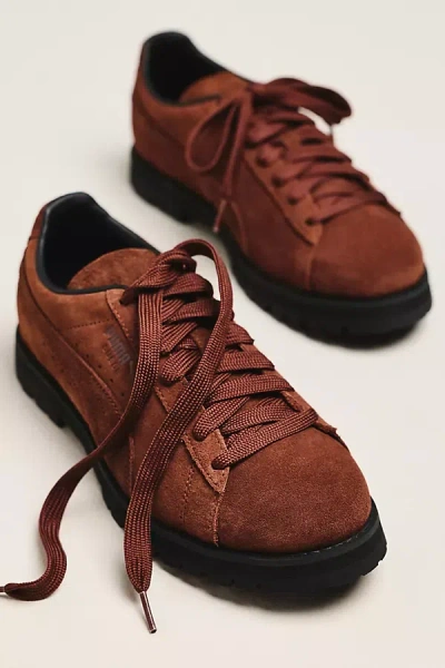 Puma Suede Vibram Sneakers In Brown