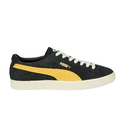 Pre-owned Puma Suede Vintage 'hairy Suede - Black Mustard Seed'