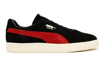 Pre-owned Puma Suede Vintage Made In Japan Black Red In Black/red
