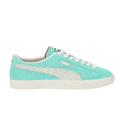 Pre-owned Puma Suede Vintage 'mint Frosted Ivory' In Green