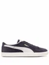 Puma Muenster Classic Man Sneakers Black Size 13 Soft Leather In 01 Blue