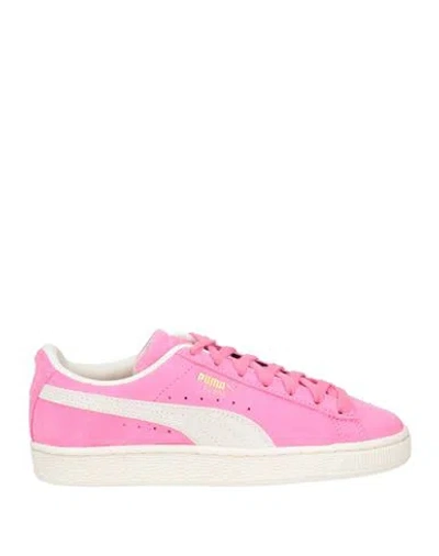 Puma Suede Woman Sneakers Pink Size 7.5 Leather