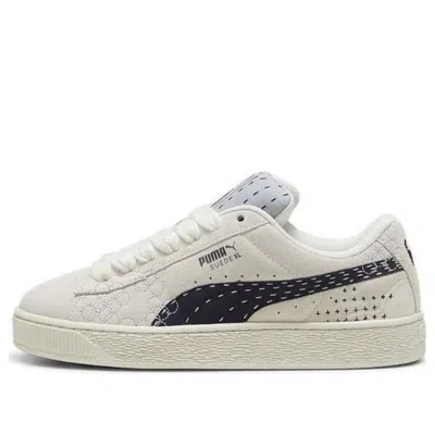 Puma Suede Xl 'beige Black' In White
