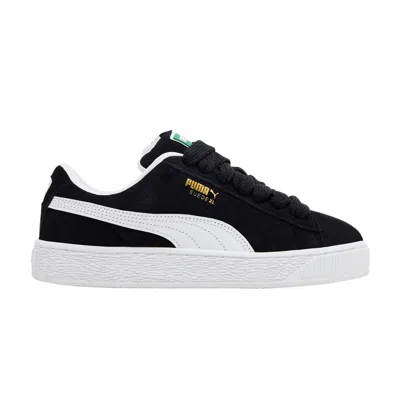Pre-owned Puma Suede Xl Big Kid 'black White' | Kid's Size 5.5