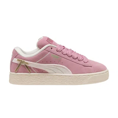 Pre-owned Puma Suede Xl Big Kid 'bowtique' | Pink | Kid's Size 5.5
