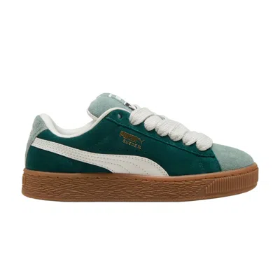 Pre-owned Puma Suede Xl Big Kid 'dark Myrtle' | Green | Kid's Size 6