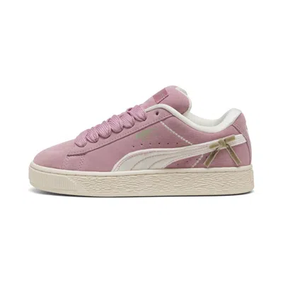 Puma Kids' Suede Xl Bowtique Youth Shoes In Pink