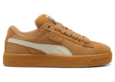 Pre-owned Puma Suede Xl Elevated (women's) Sneakers In Caramel Latte/gum In Multi
