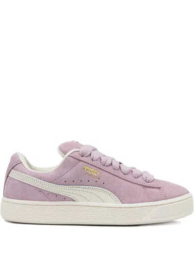 Puma Suede Xl "grape Mist/warm White" Sneakers In Pink