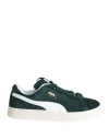 Puma Clyde Low-top Suede Sneakers In Green