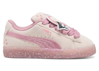 Pre-owned Puma Suede Xl Hello Kitty And Friends Sneakers In Jasmine Flower/pinkscape