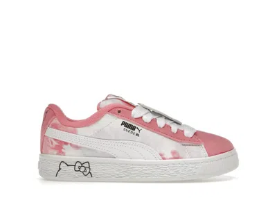 Pre-owned Puma Suede Xl Hello Kitty And Friends Sneakers In Magic Rose/peaceful Blue