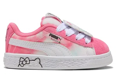 Pre-owned Puma Suede Xl Hello Kitty And Friends Sneakers In Magic Rose/peaceful Blue