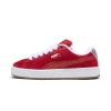 Shop Puma Suede Xl Holiday Glitz Big Kids' Sneakers In For All Time Red- White- Silver
