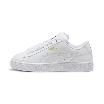 Puma Suede Xl Leather Sneakers In White