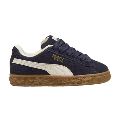 Pre-owned Puma Suede Xl Little Kid 'new Navy Frosted Ivory' | Blue | Kid's Size 10.5