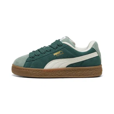 Puma Suede Xl Little Kids' Sneakers In Green