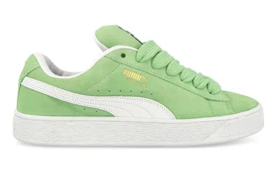 Pre-owned Puma Suede Xl Pure Green In Pure Green/white
