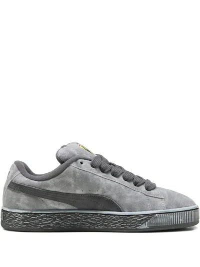 Puma Suede Xl "scuderia Ferrari Desert Sun Pack" Sneakers In Gray