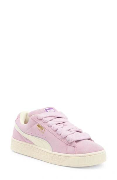 Puma Suede Xl Sneaker In Grape Mist-warm White