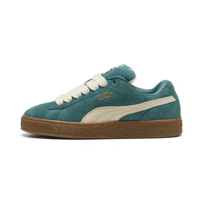 Puma Suede Xl Sneakers In Green