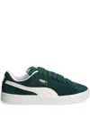 Puma Clyde Low-top Suede Sneakers In Green