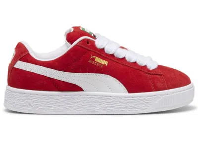 Pre-owned Puma Suede Xl Sneakers In For All Time Red/white In Multi